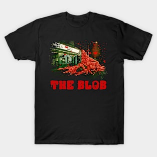 Unstoppable Force The Blob Genre T-Shirt For Fans Of Classic Monster Films T-Shirt